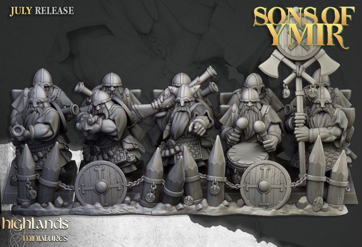 Dwarf Marksmen, Highlands Miniatures