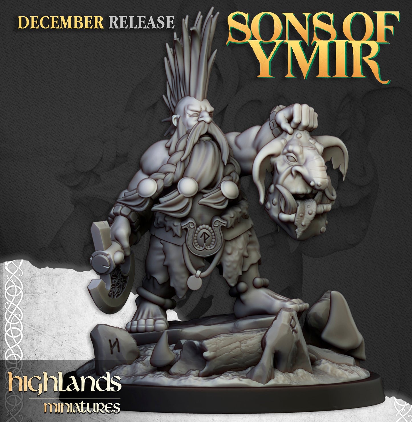 Dwarf Trollseeker, Highlands Miniatures