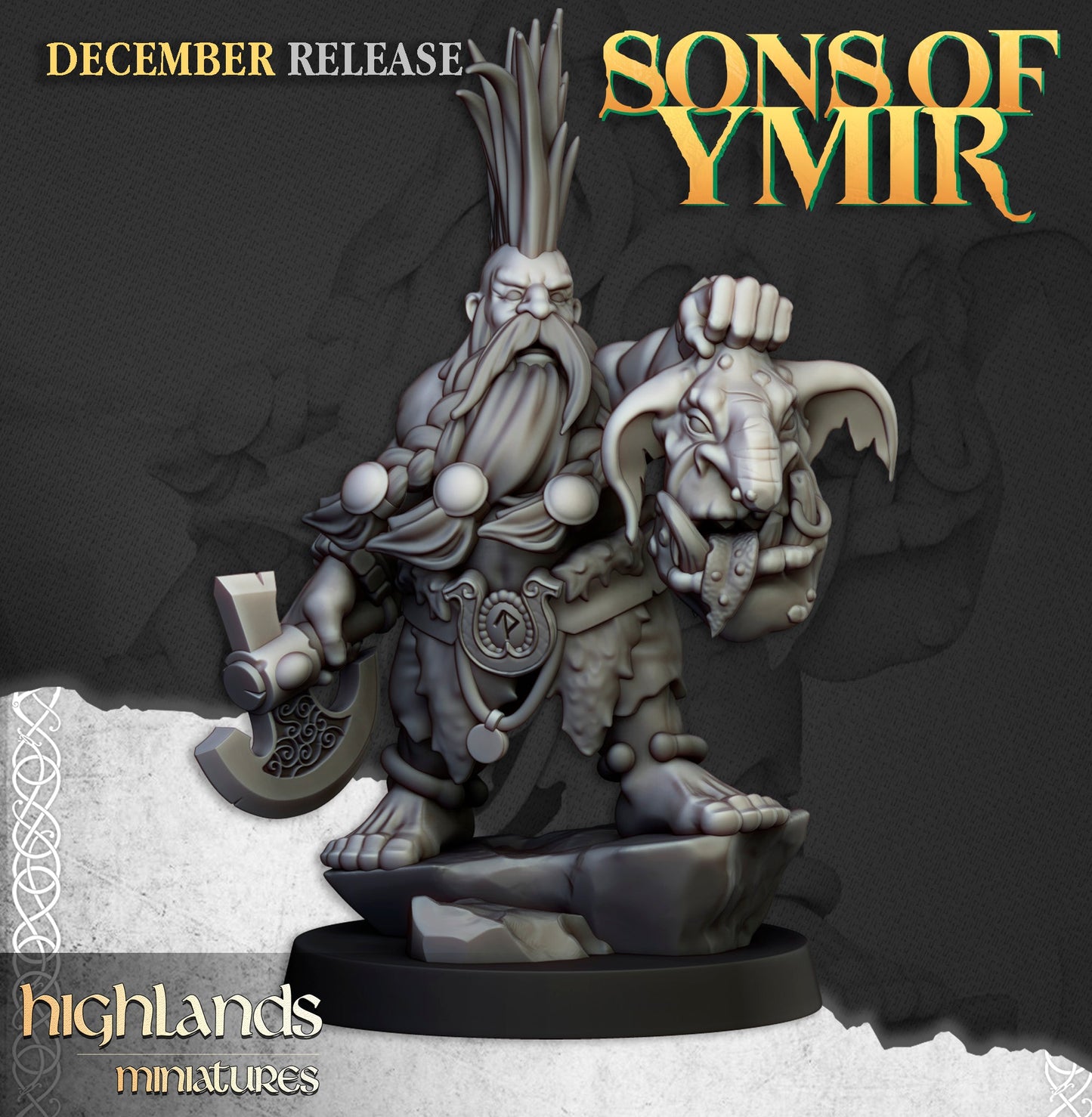 Dwarf Trollseeker, Highlands Miniatures