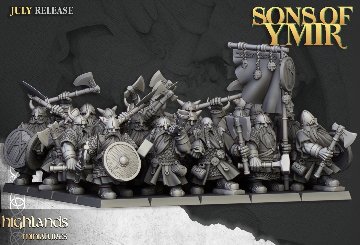 Dwarf Warriors, Highlands Miniatures