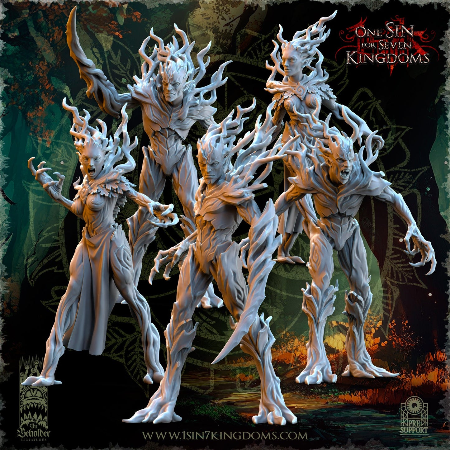 Druades, The Beholder Miniatures