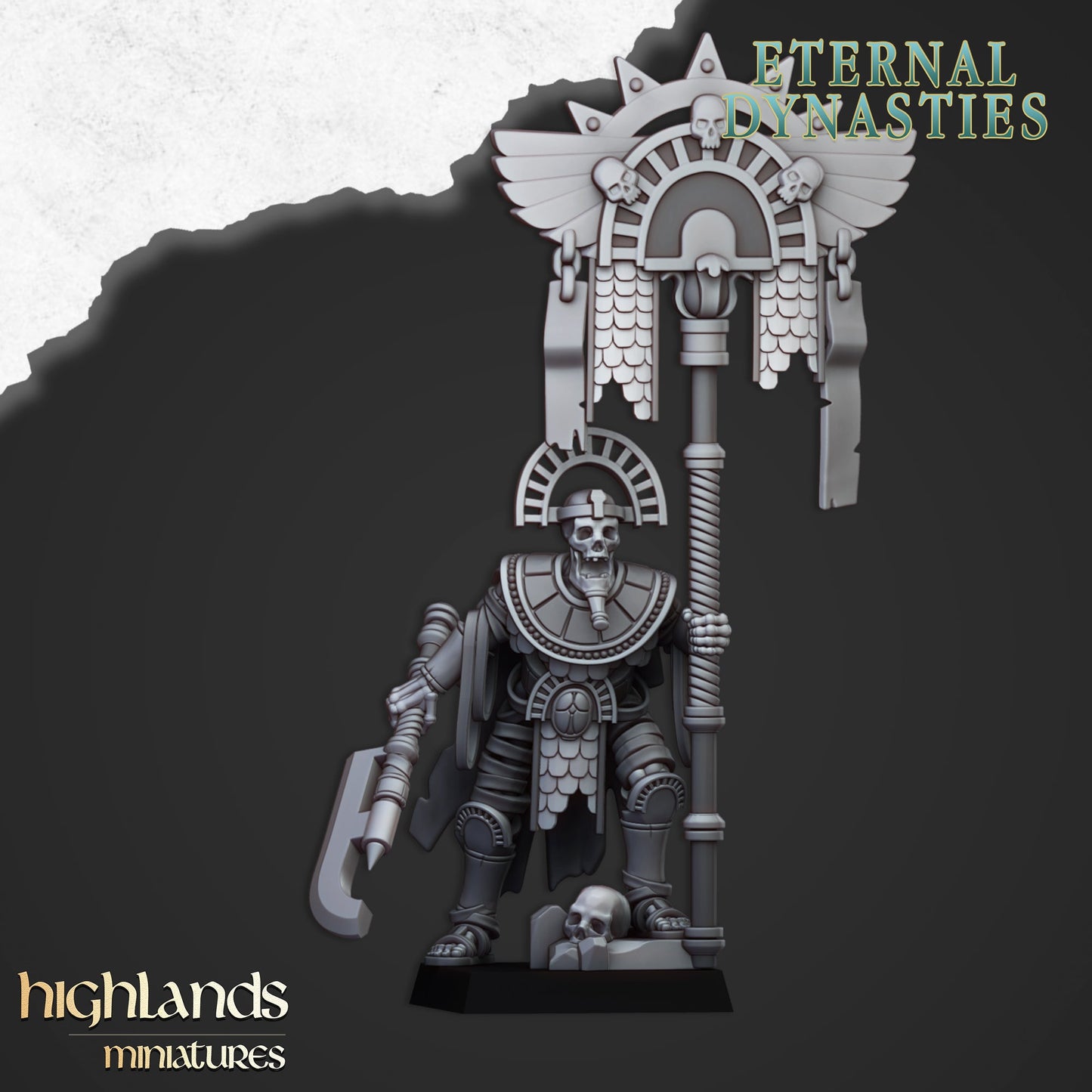 Eternal Pharaoh Banner, Highlands Miniatures