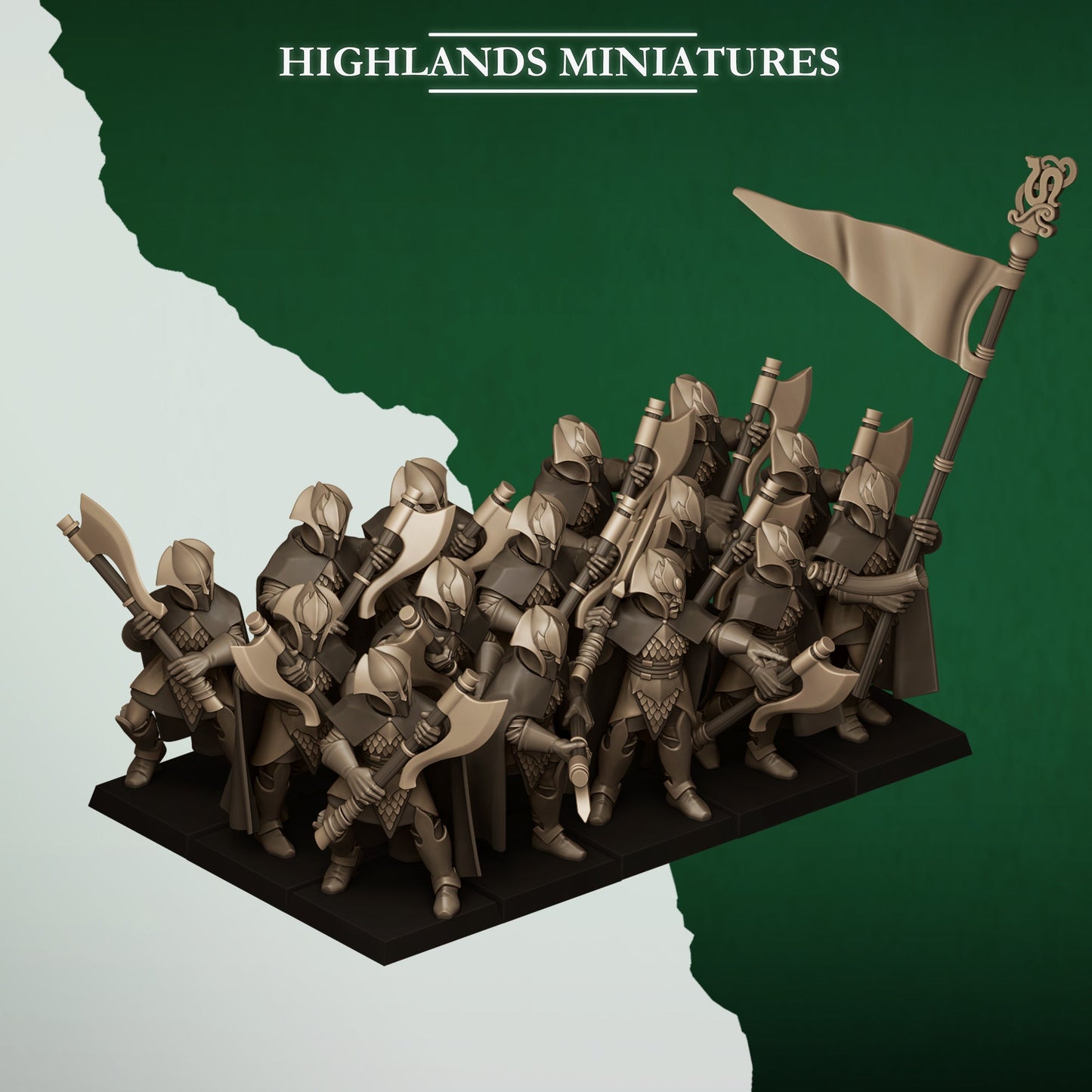 Feral Axemen, Highlands Miniatures