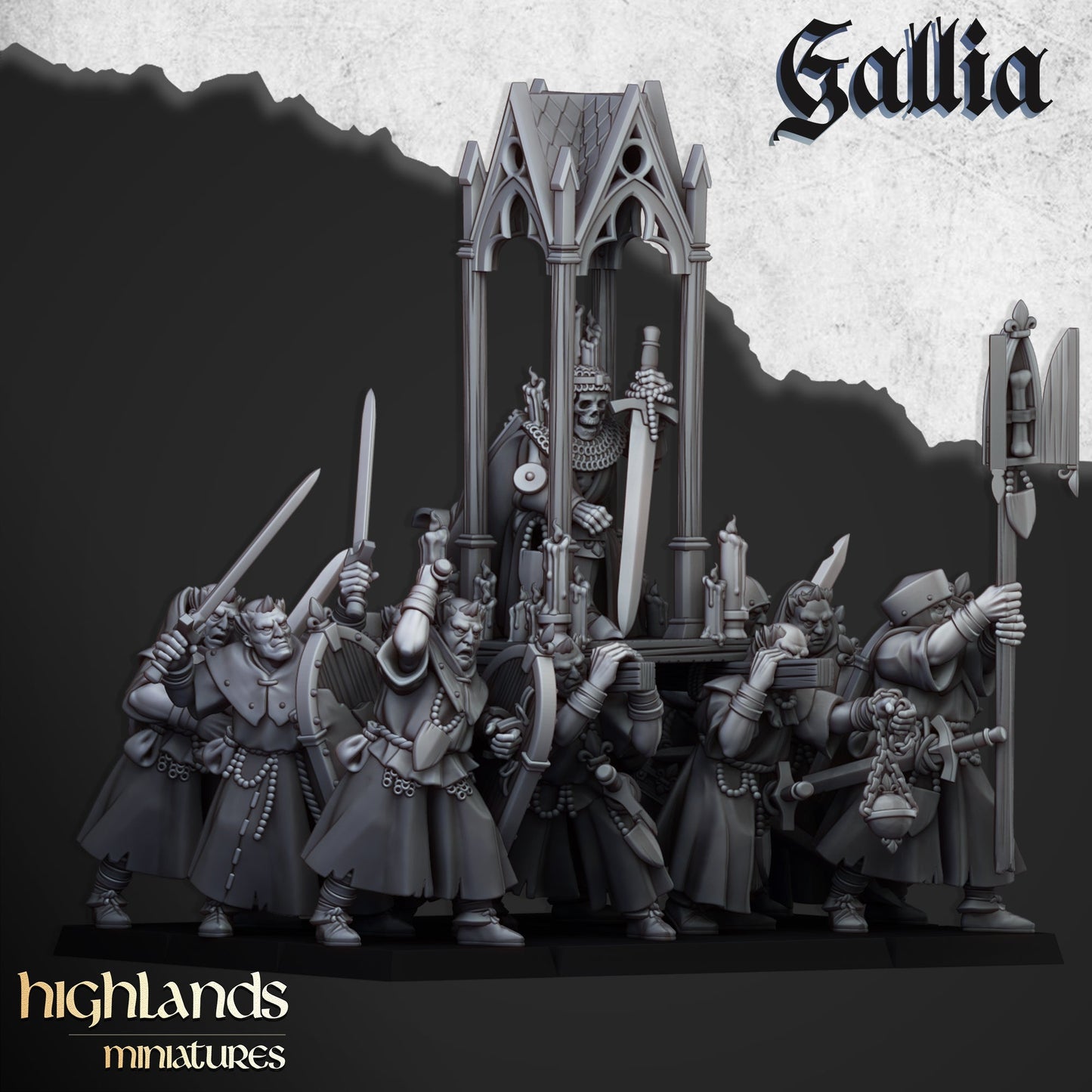 Gallia Pilgrims, Highlands Miniatures