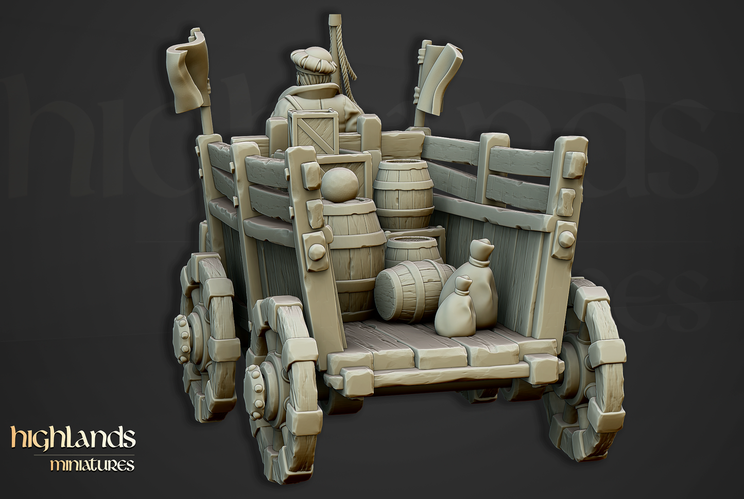Wagon, Highlands Miniatures