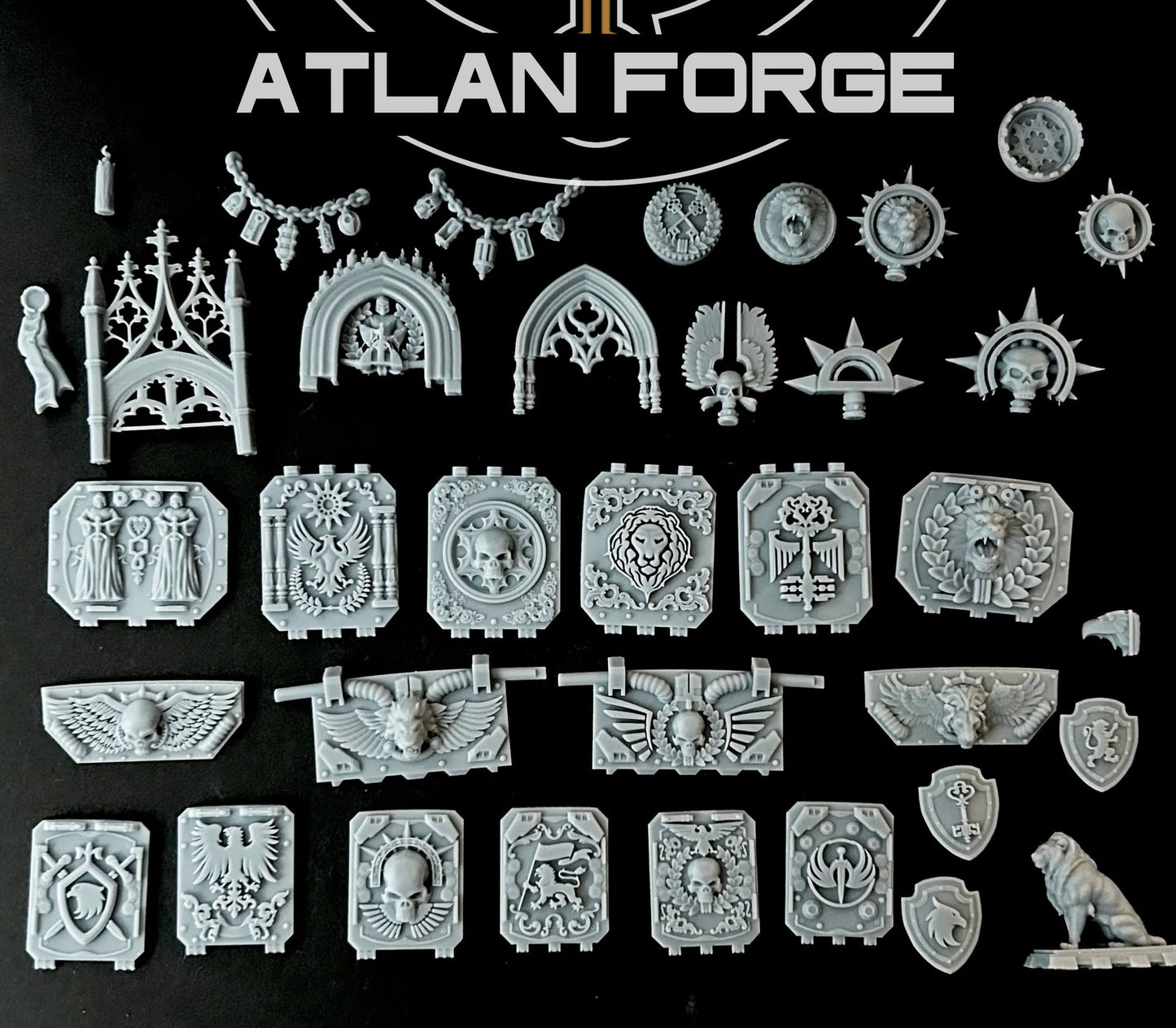Angelic Vehicle Ornaments, Atlan Forge