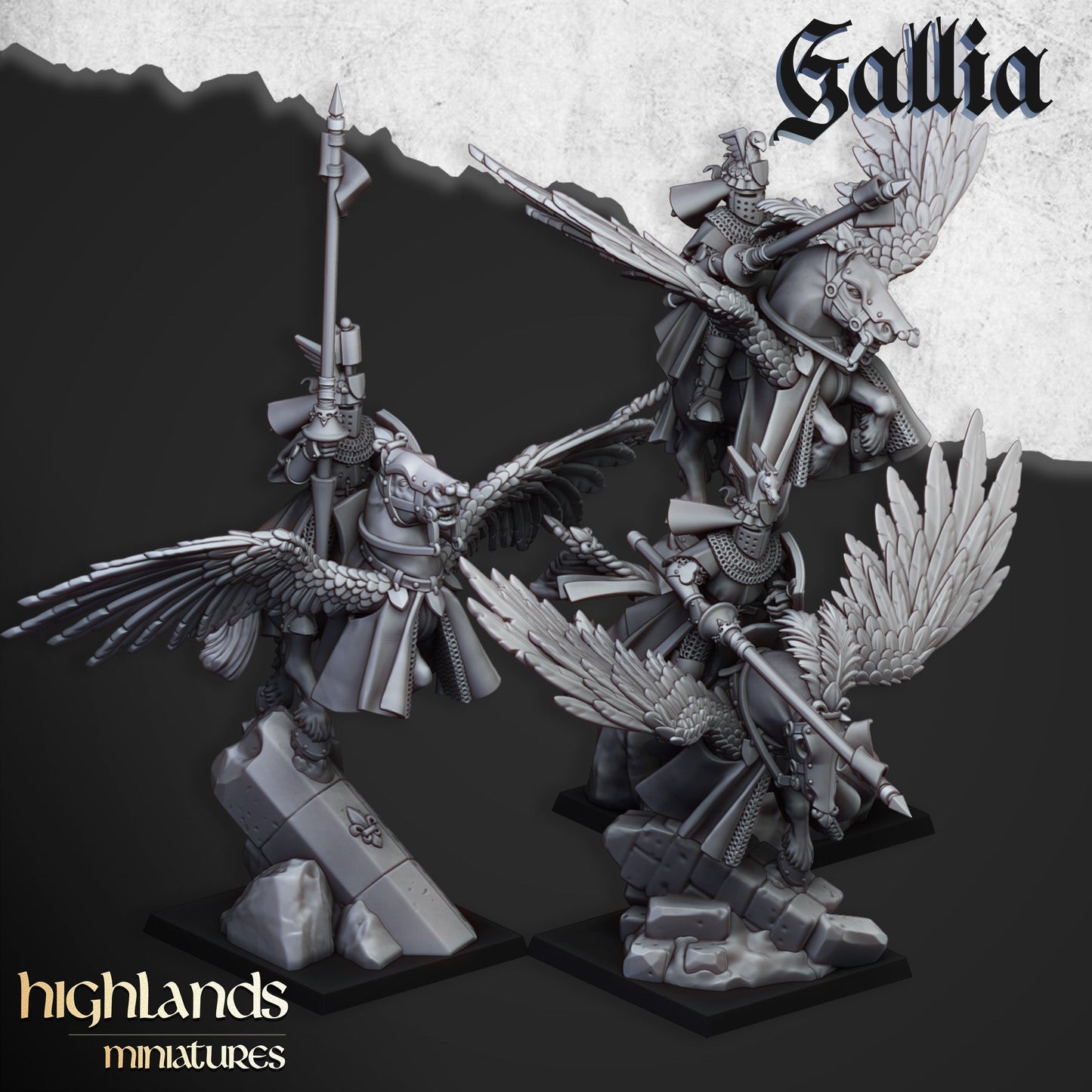 Pegasus Knights of Gallia, Highlands Miniatures