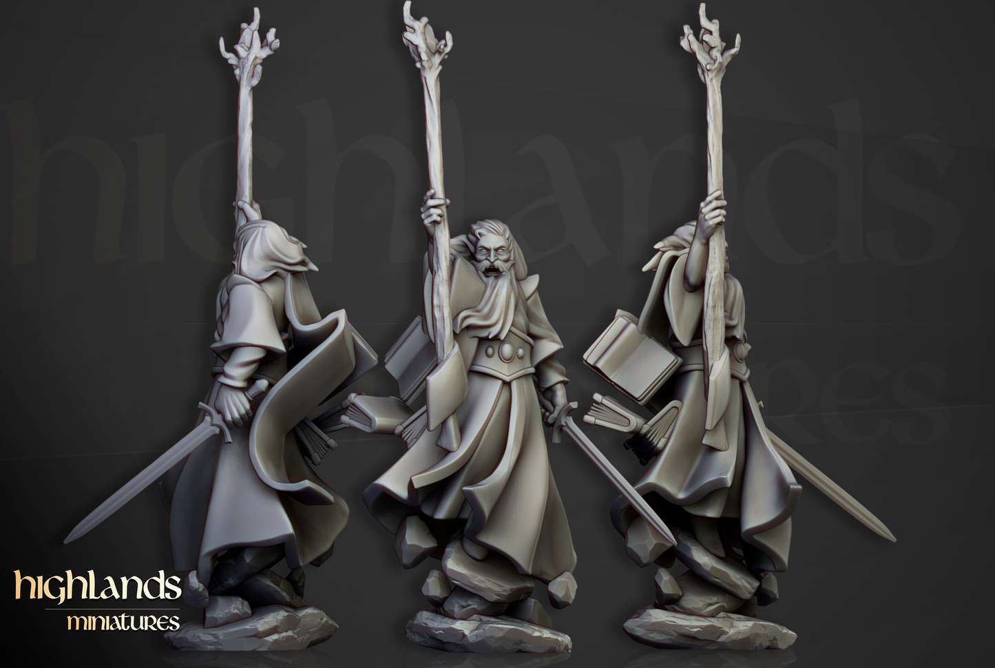 Wizard, Highlands Miniatures