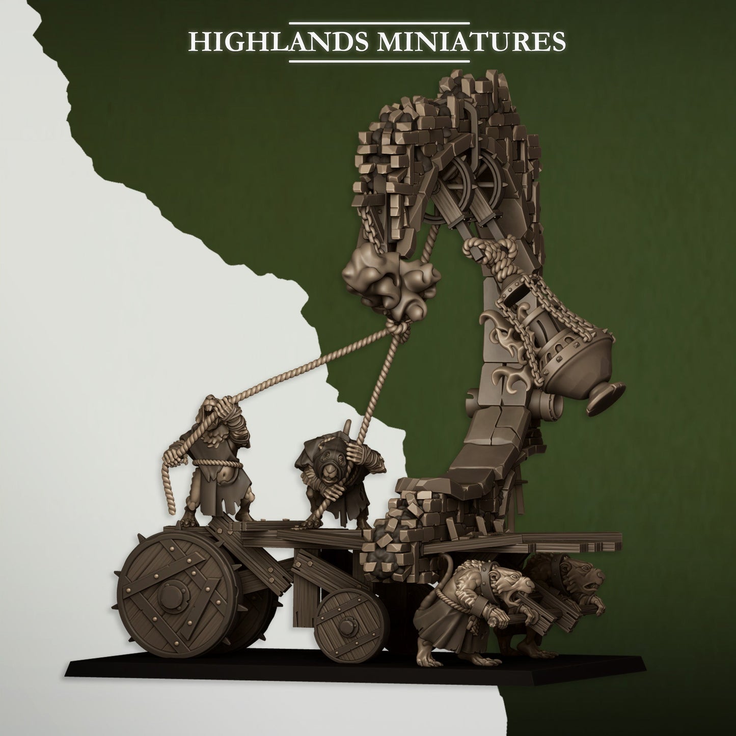 Moving Sewer with Bell-Censer, Highlands Miniatures