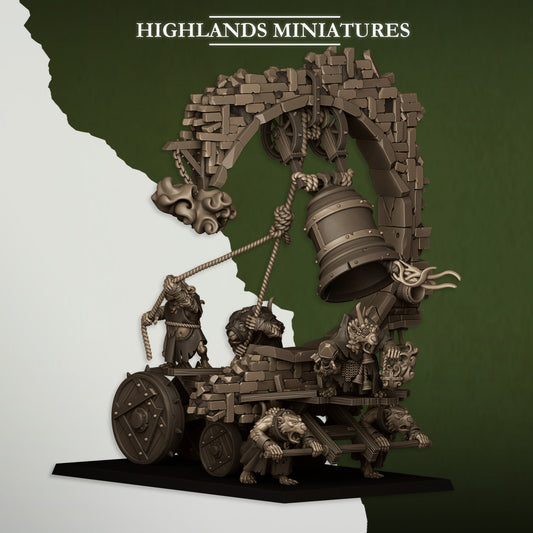 Moving Sewer with Bell-Censer, Highlands Miniatures