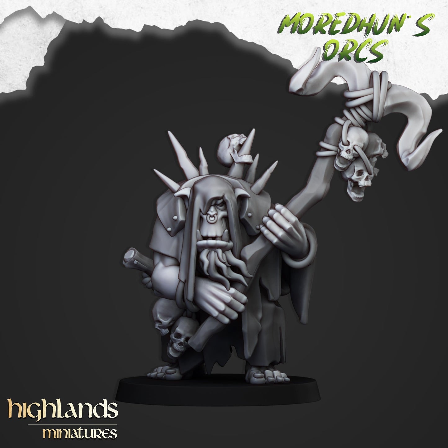 Orc Shaman, Highlands Miniatures