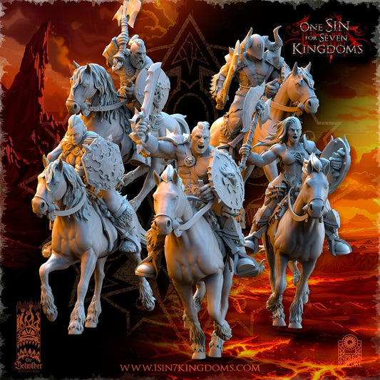 Barbarian riders, The Beholder Miniatures