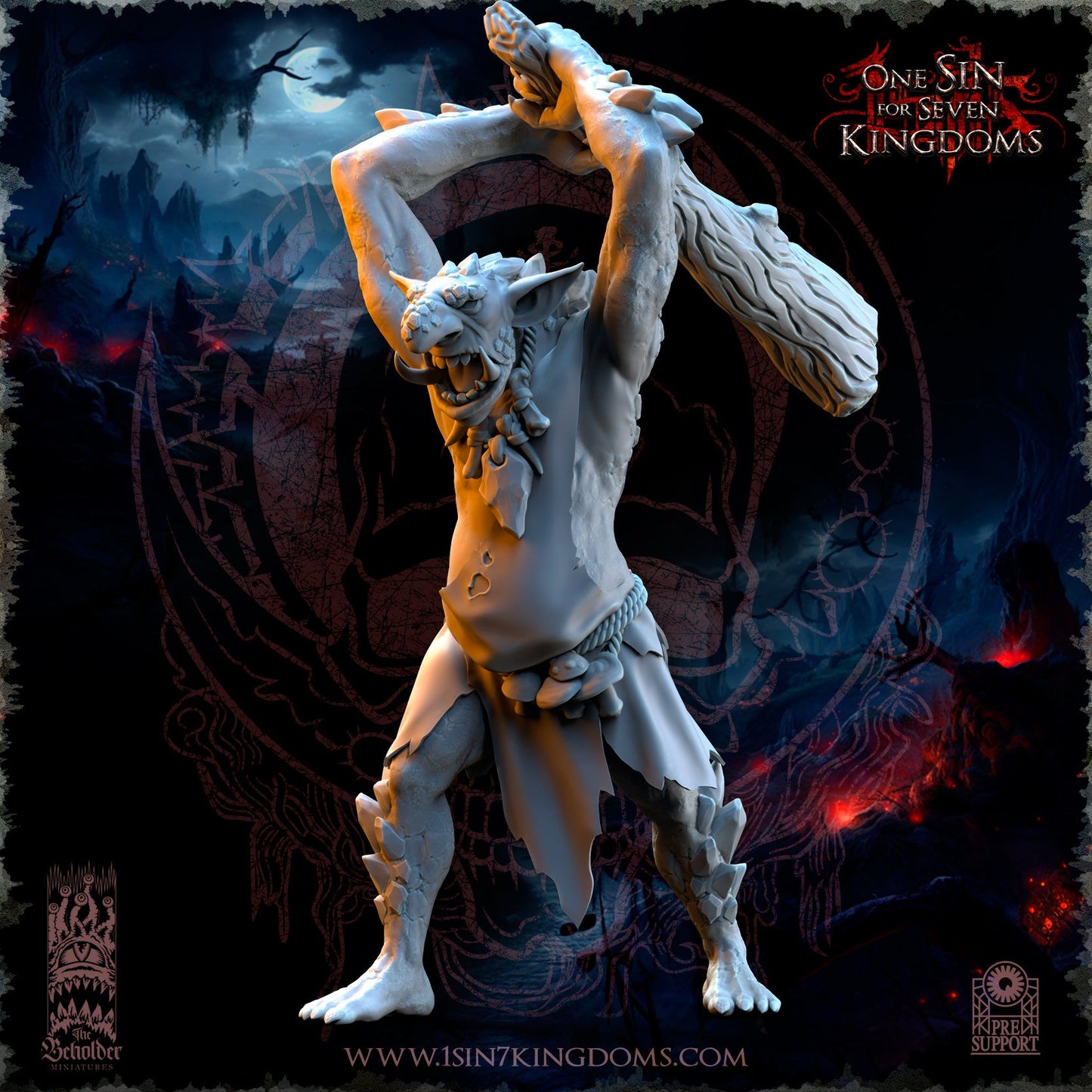 Rock Trolls, The Beholder Miniatures