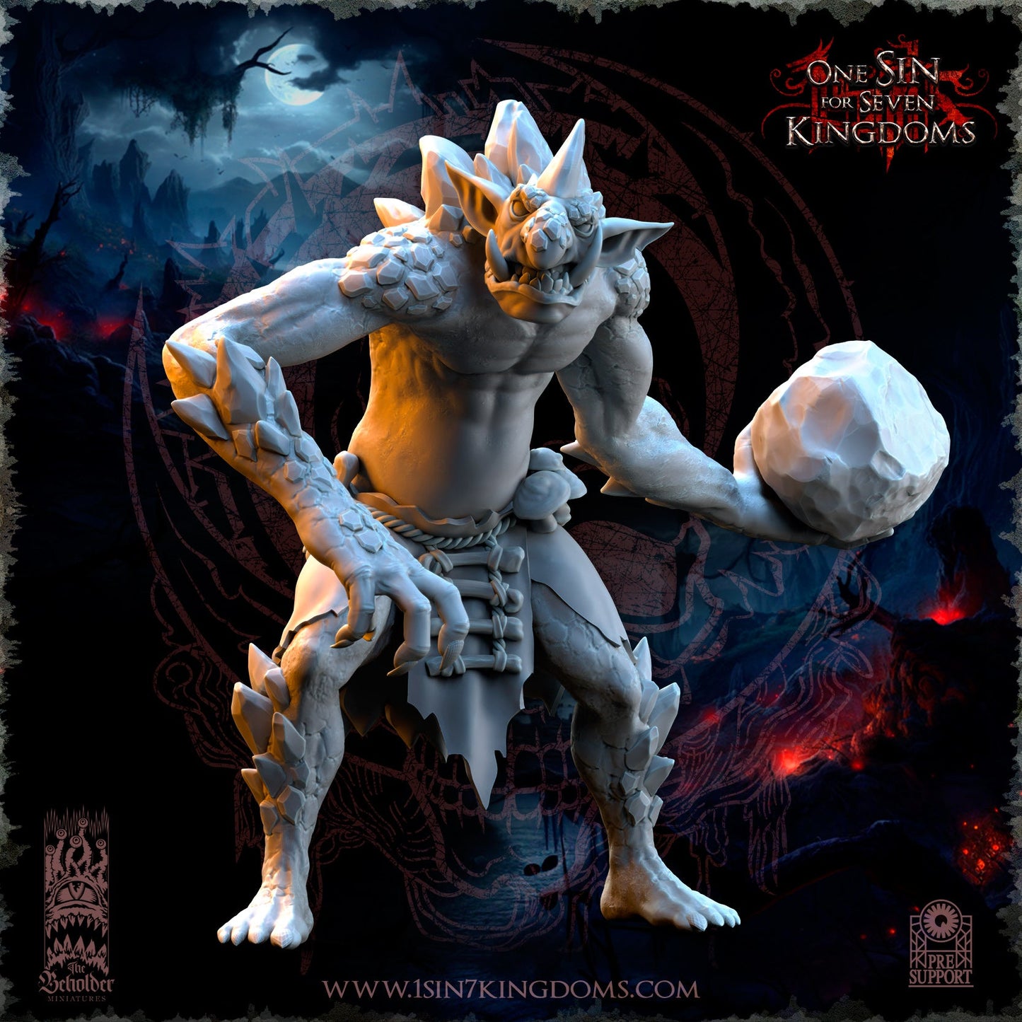 Rock Trolls, The Beholder Miniatures