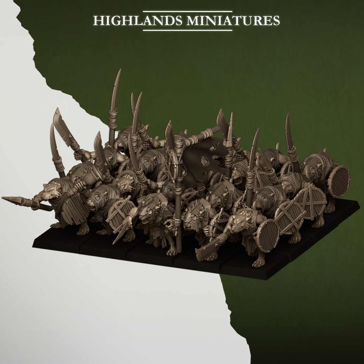 Sewer rats, Highlands Miniatures