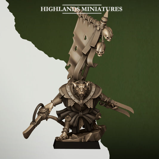 Sewer Vermin Warlord, Highlands Miniatures