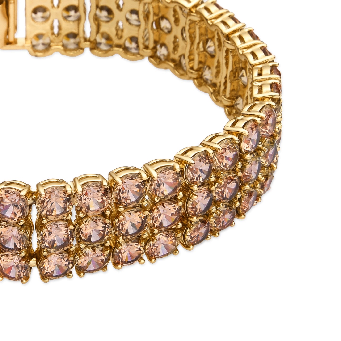 Pulsera con Circonita Brillante acabado oro 18k - Uriom