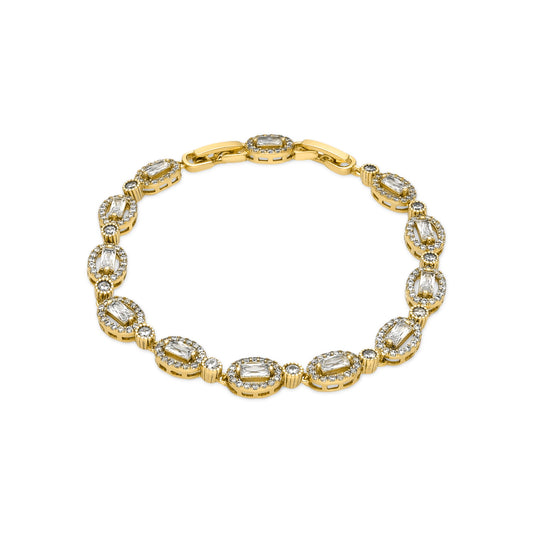 Pulsera con Circonita Brillante acabado oro 18k - Nidul