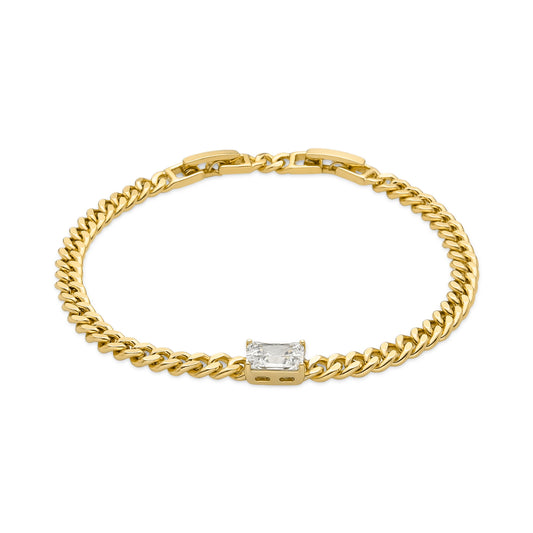 Pulsera con Circonita Brillante acabado oro 18k - Teyvat