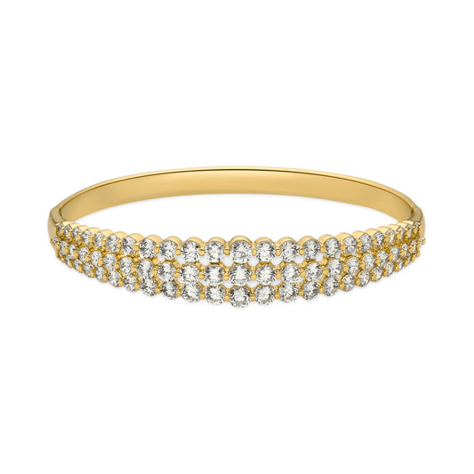 Pulsera con Circonita Brillante acabado oro 18k - Keon