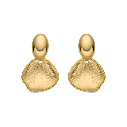 Pendientes acabado oro 18k - Ondex