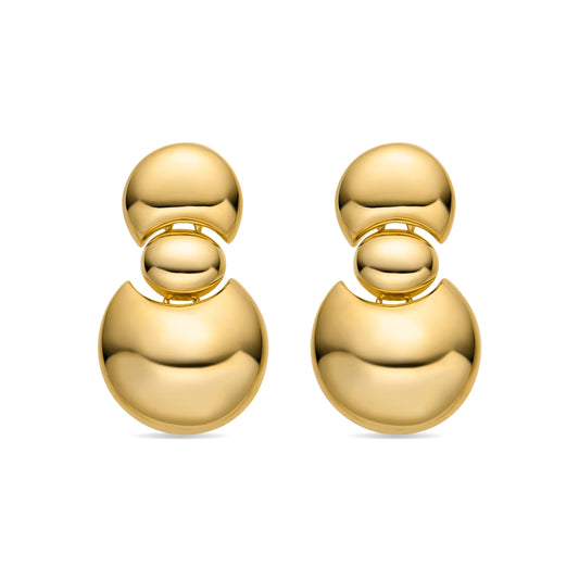 Pendientes acabado oro 18k - Shax