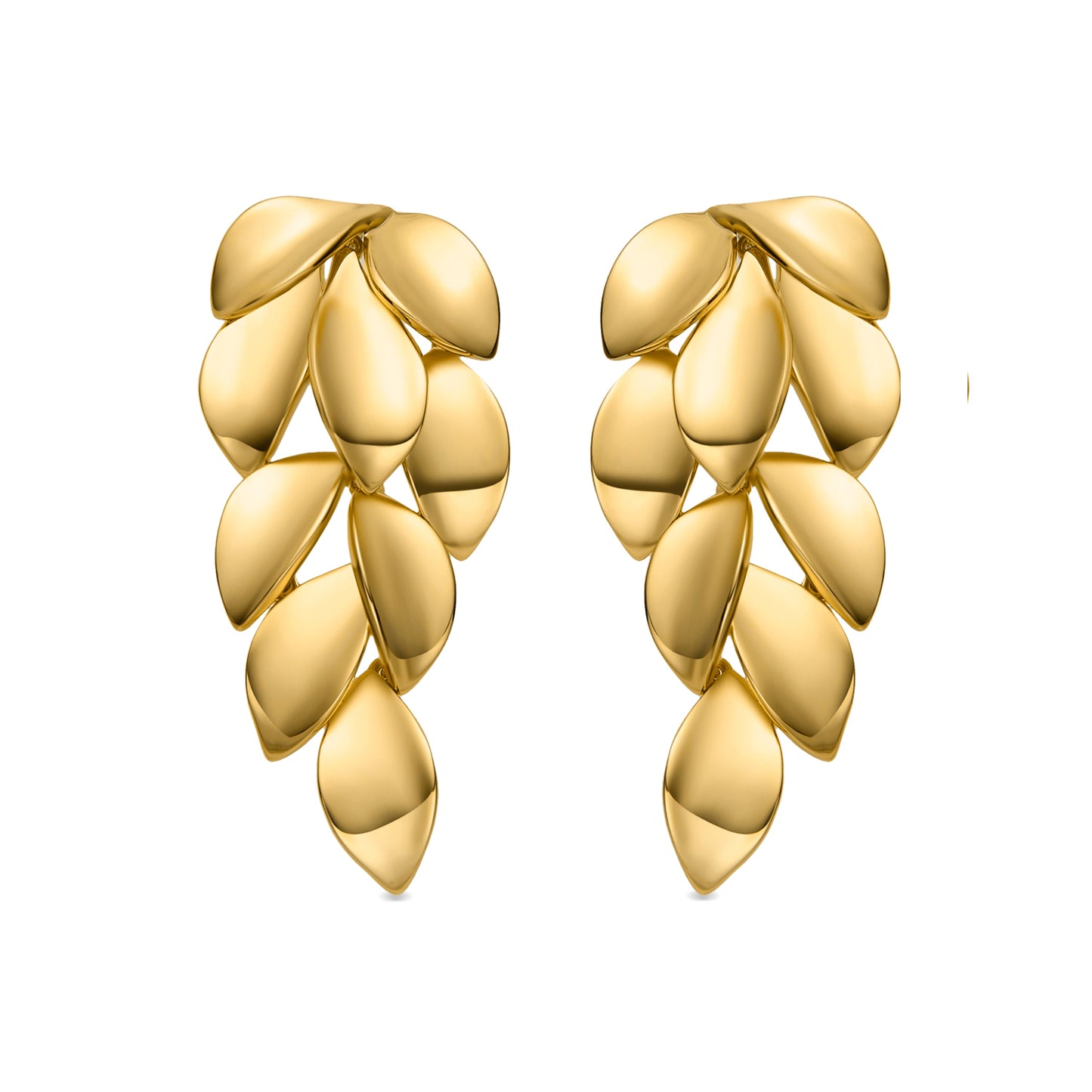 Pendientes acabado oro 18k - Nafir