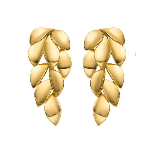 Pendientes acabado oro 18k - Nafir