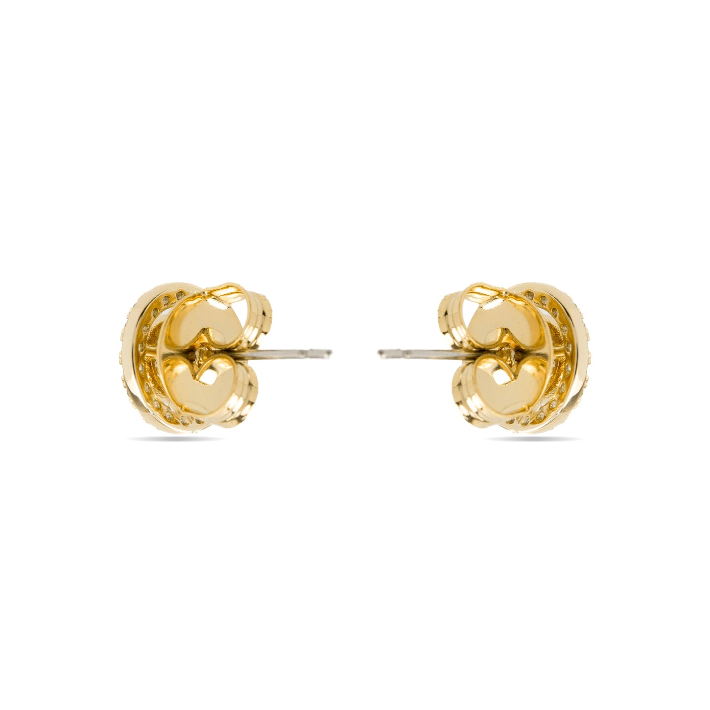 Pendientes con Circonita Brillante acabado oro 18k - Riashe