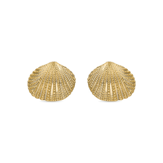 Pendientes acabado oro 18k - Rekre