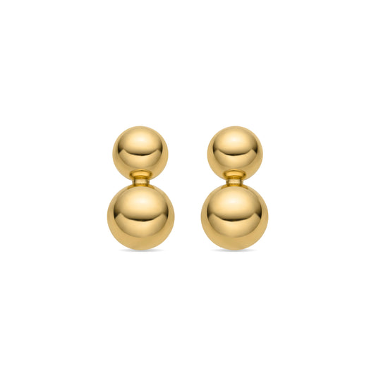 Pendientes acabado oro 18k - Ryro