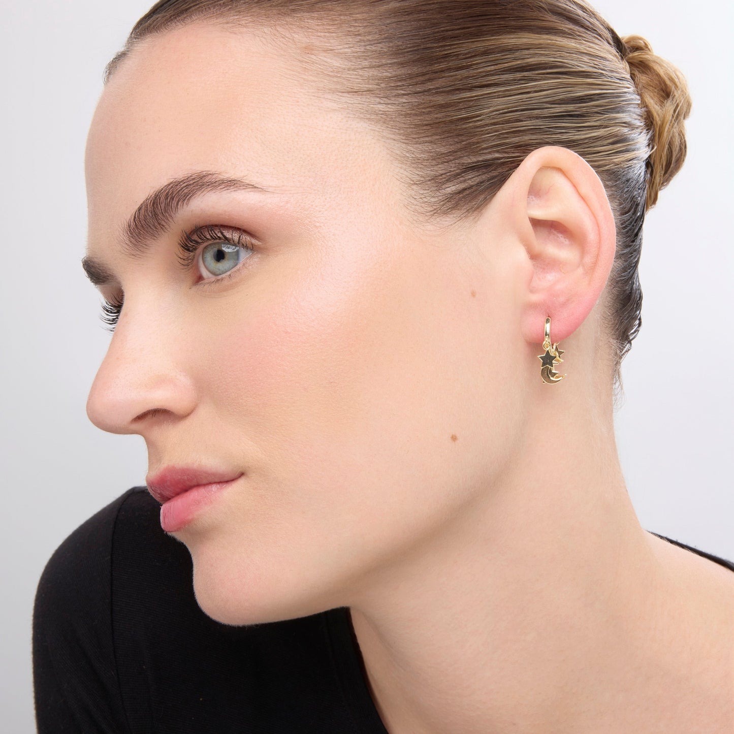 Pendientes acabado oro amarillo de 18k - Praz