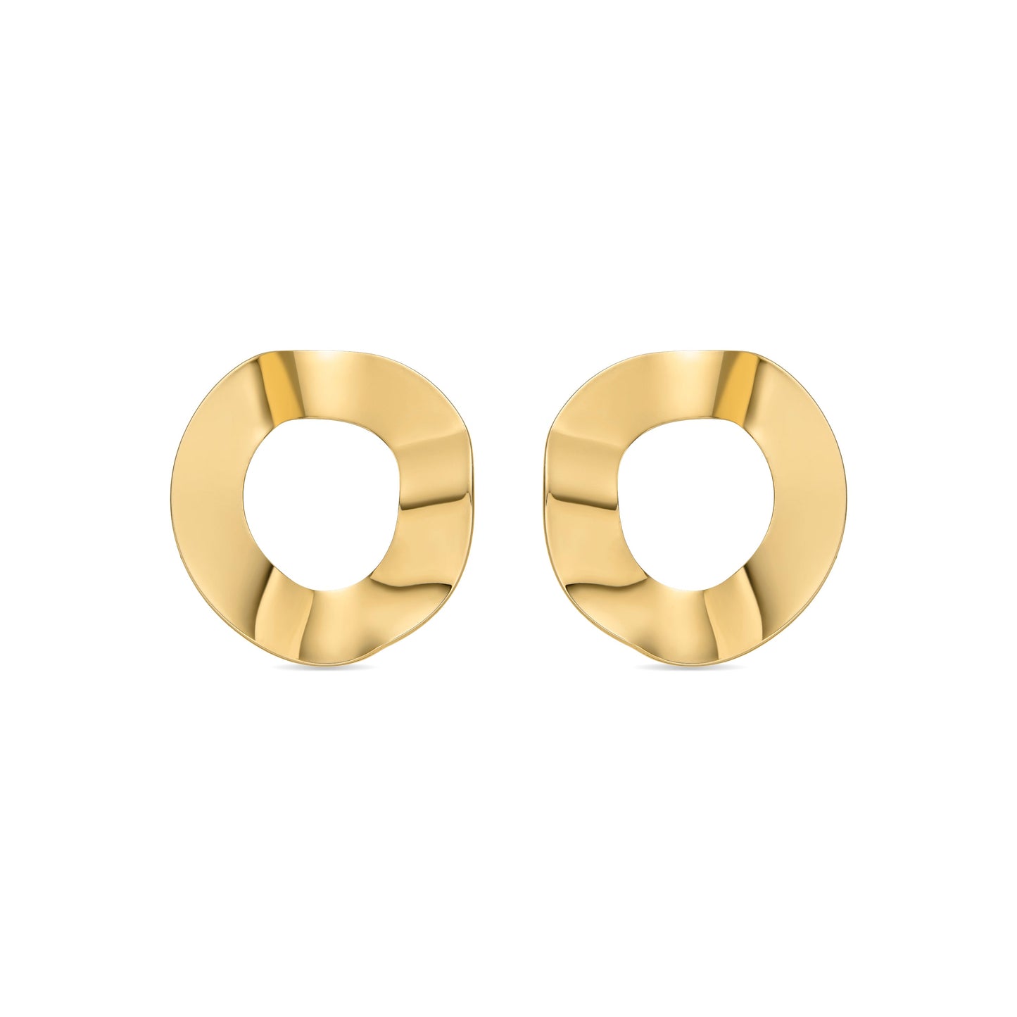 Pendientes acabado oro 18k - Shumi