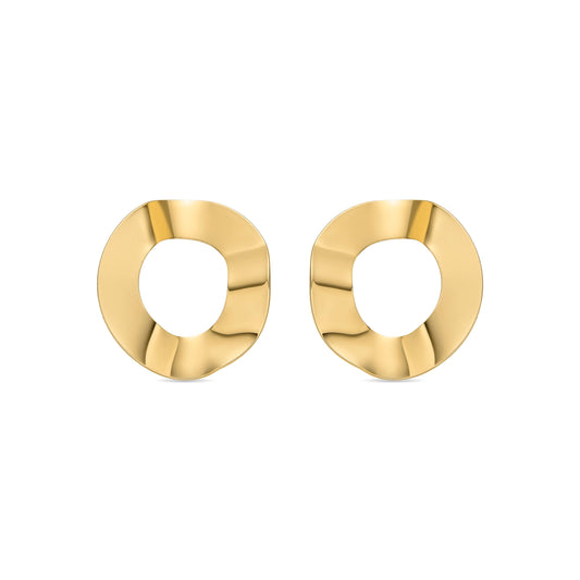 Pendientes acabado oro 18k - Shumi