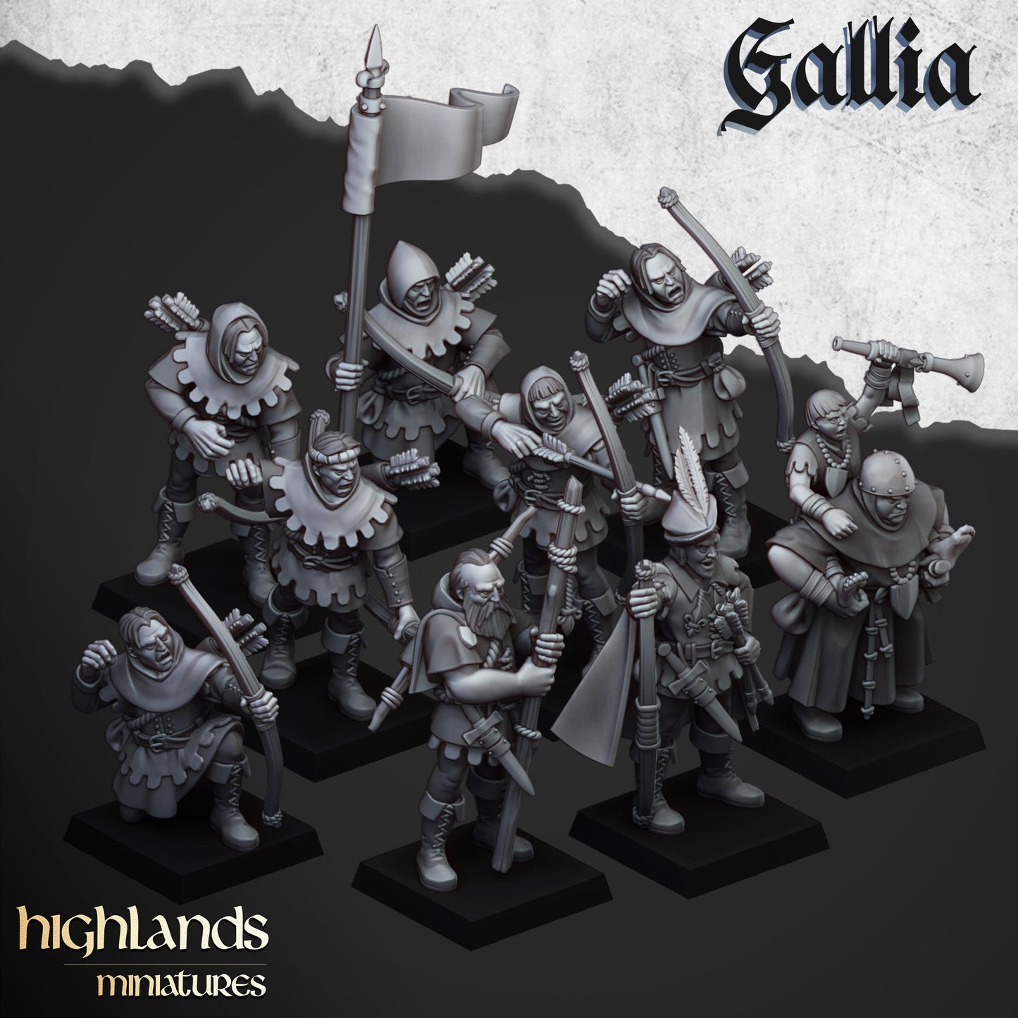 Sherwood archers, Highlands Miniatures