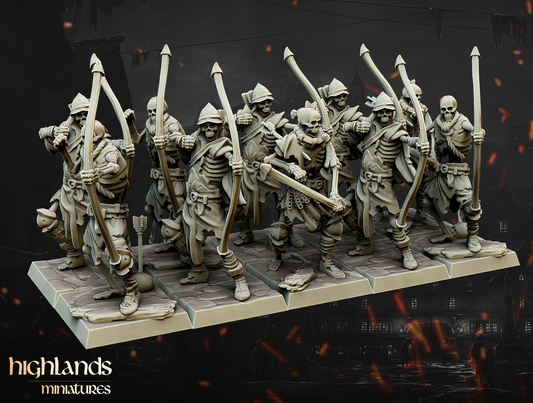 Skeleton Archers, Highlands Miniatures