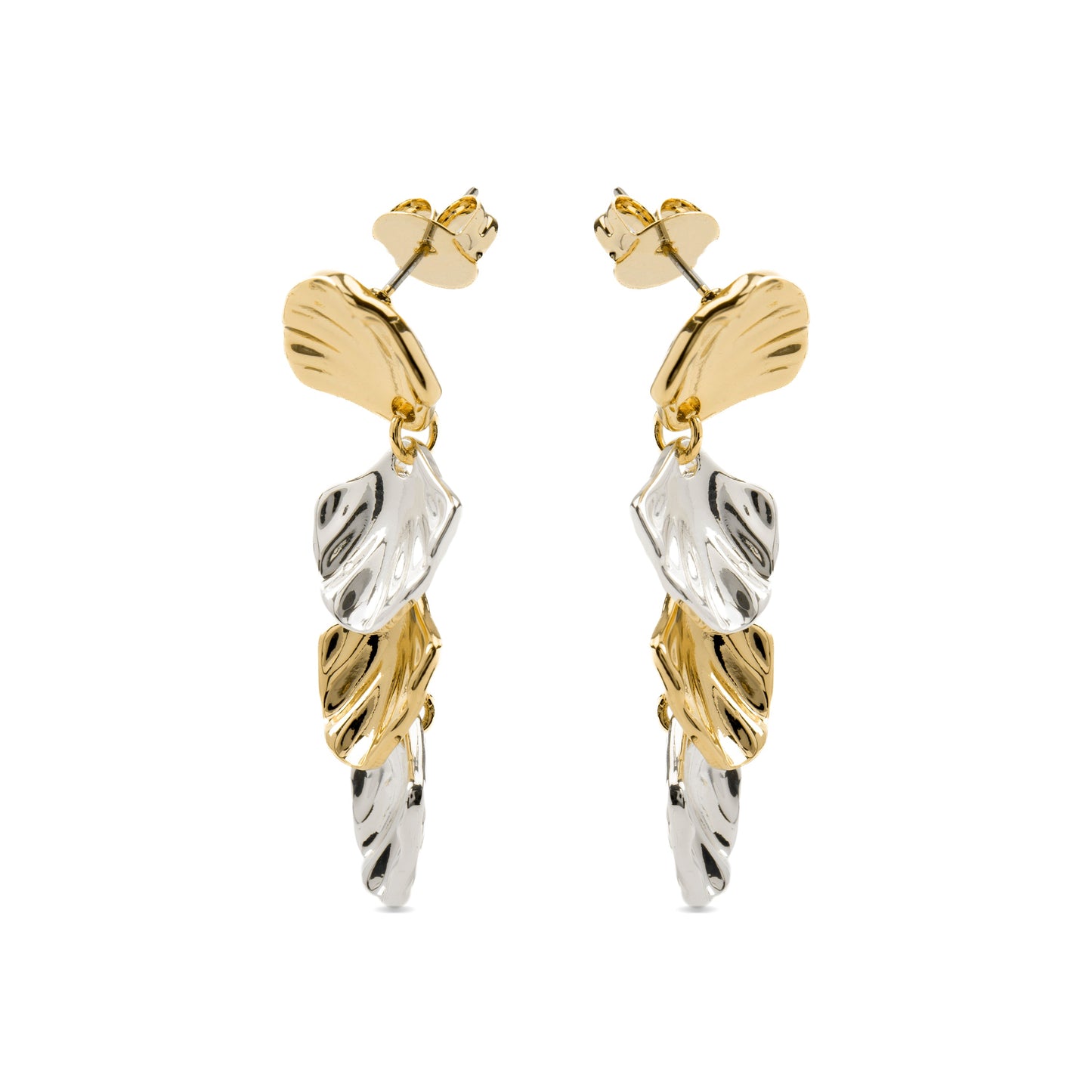 Pendientes acabado oro 18k - Toscel