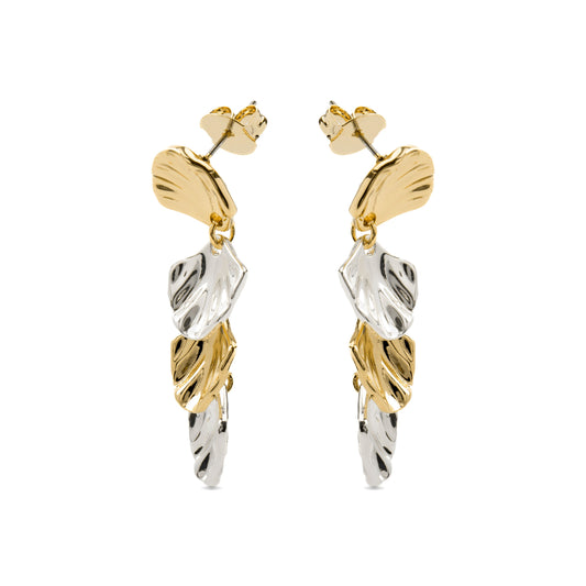 Pendientes acabado oro 18k - Toscel