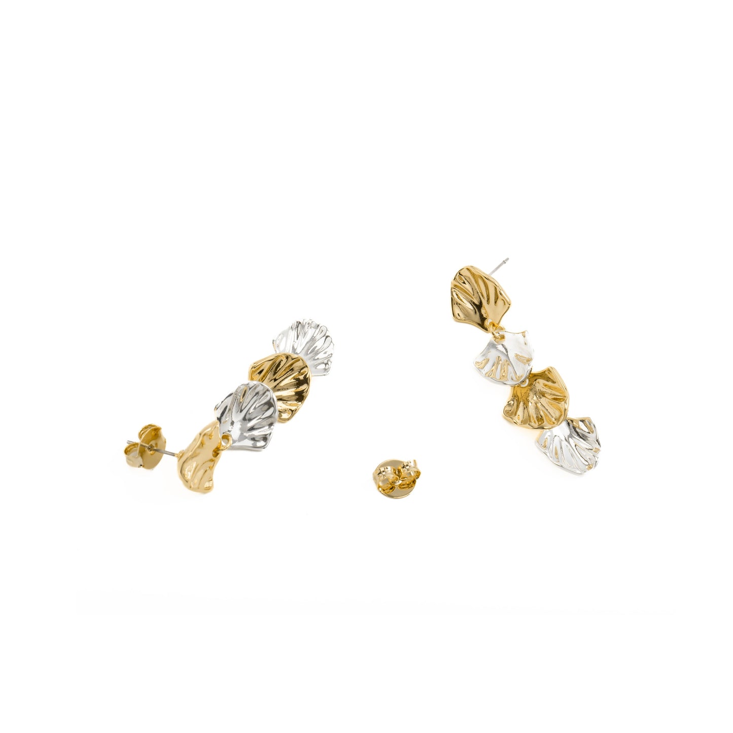 Pendientes acabado oro 18k - Toscel