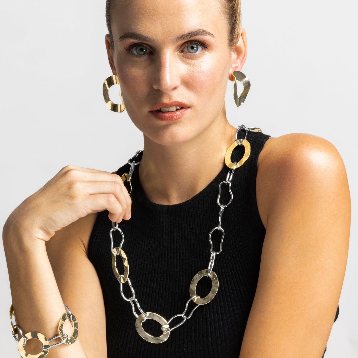 Collar acabado oro 18k - Shumi