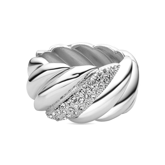 Pulsera con Circonita Brillante acabado plata - Eiuh