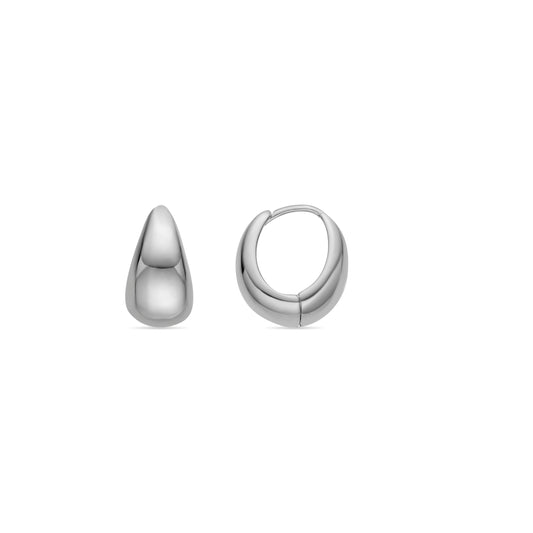 Pendientes con - acabado plata - Mickra