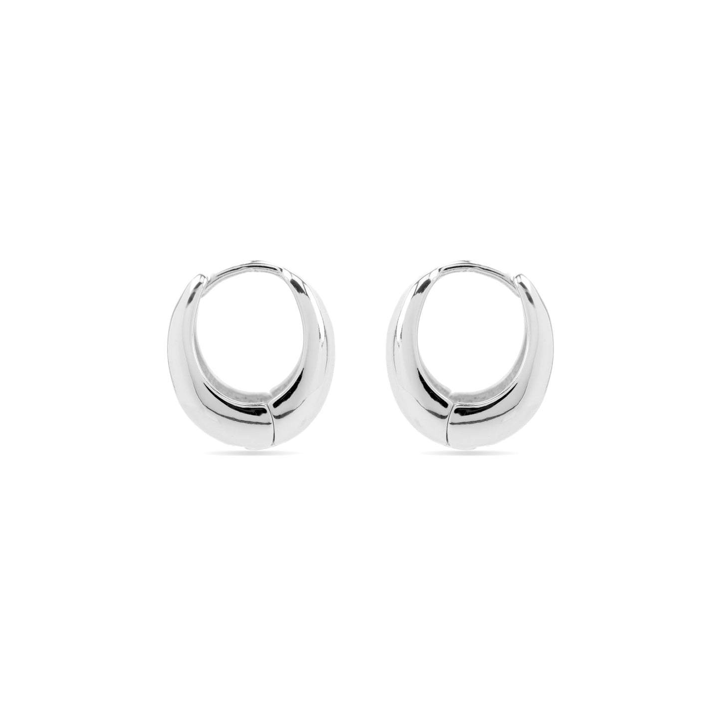 Pendientes con - acabado plata - Mickra