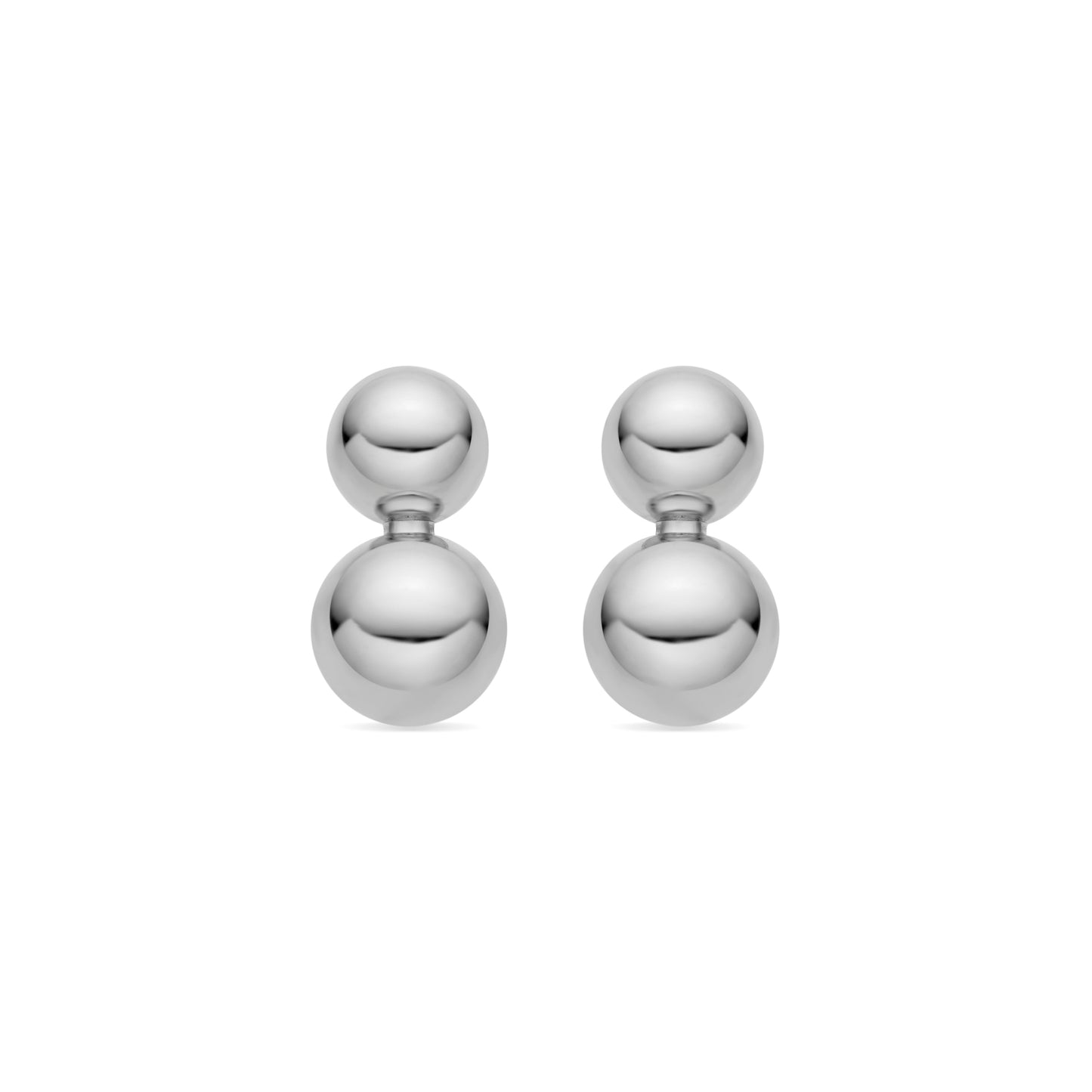 Pendientes con - acabado plata - Uphe
