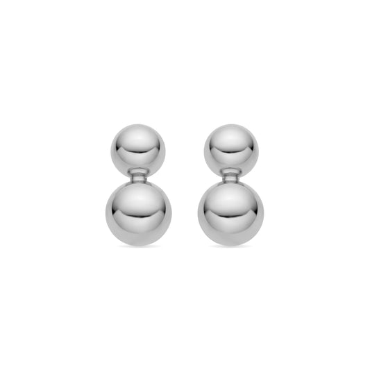 Pendientes con - acabado plata - Uphe