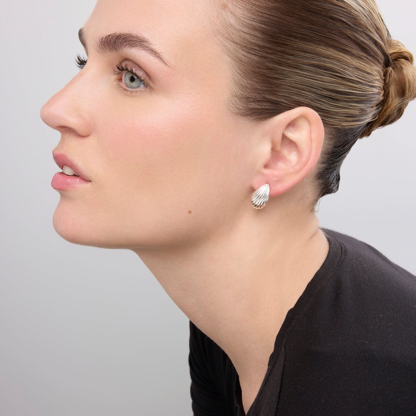 Pendientes acabado plata - Overin