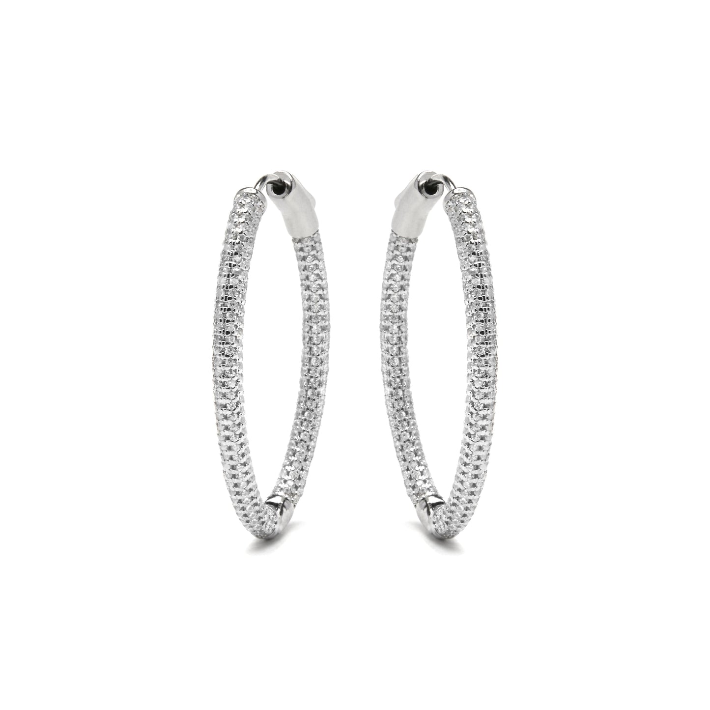 Pendientes con - acabado plata - Libub