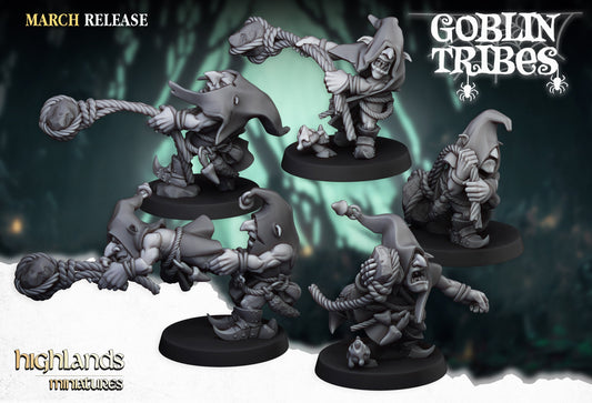 Swamp Goblin Stonethrowers, Highlands Miniatures
