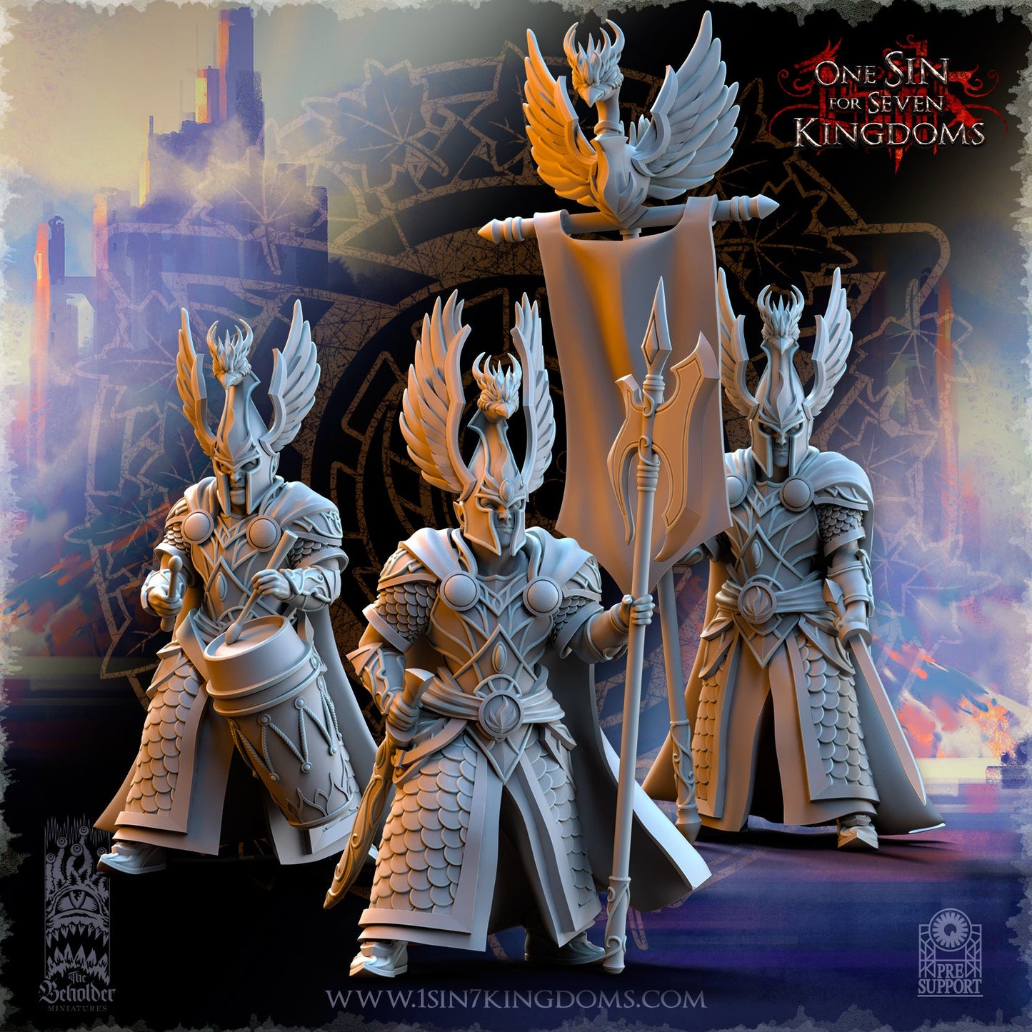 Searing Bird Guardians, The Beholder Miniatures