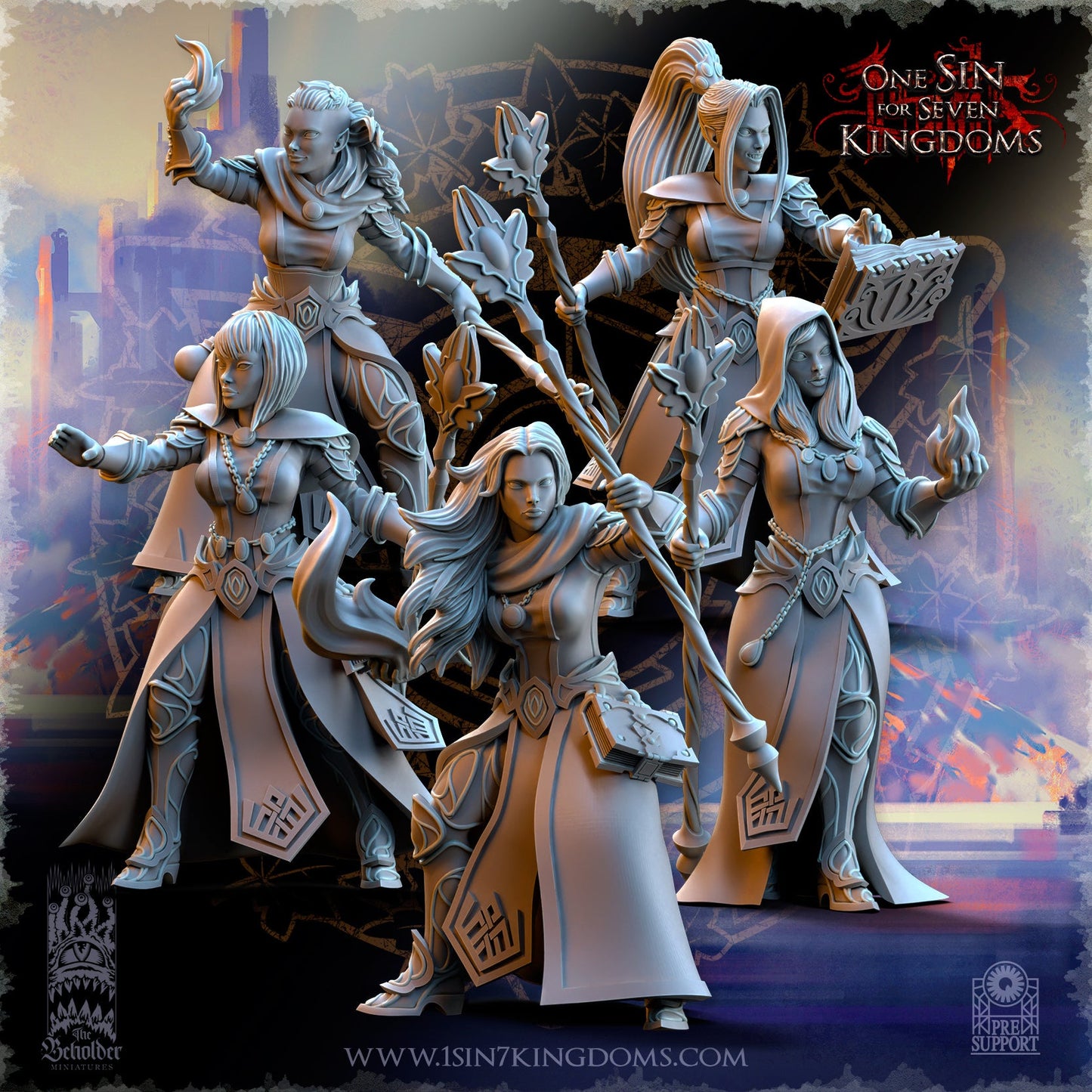 Sorceresses of the Inner Circle, The Beholder Miniatures